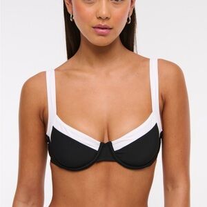 Abercrombie & Fitch Black and White Bikini (top)